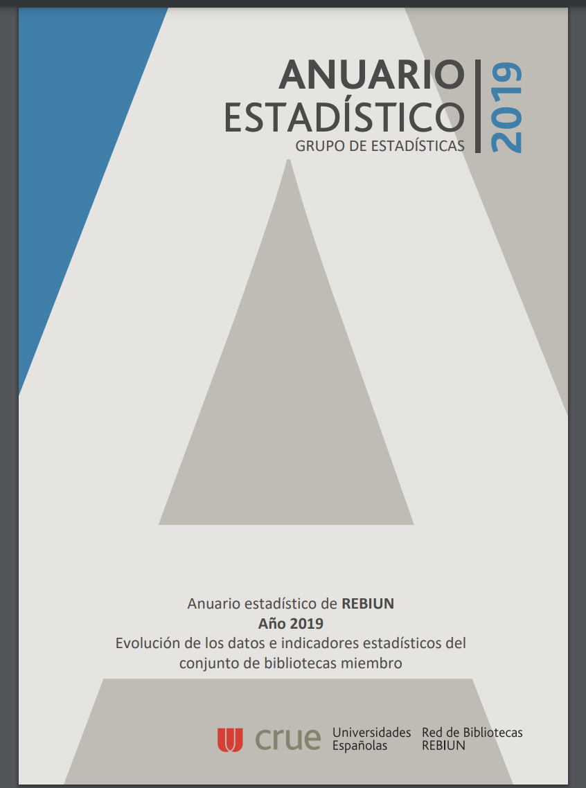 Anuario estadístico REBIUN